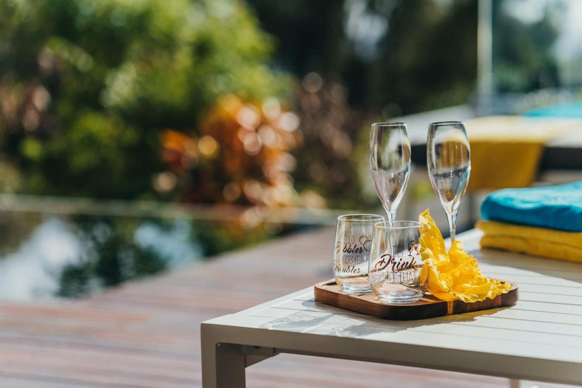 Appartement De Luxe Piscine Et Vue Mer Rivière Noire Exteriör bild